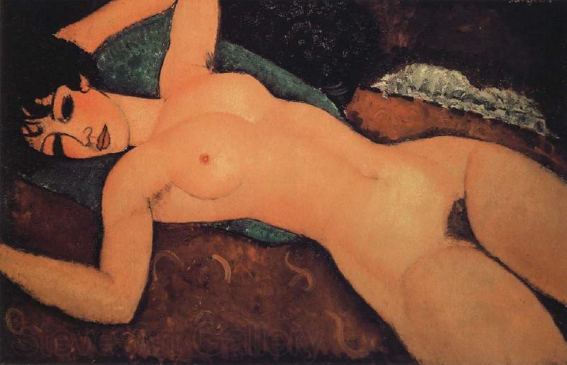Amedeo Modigliani Sleeping nude with arms open Norge oil painting art